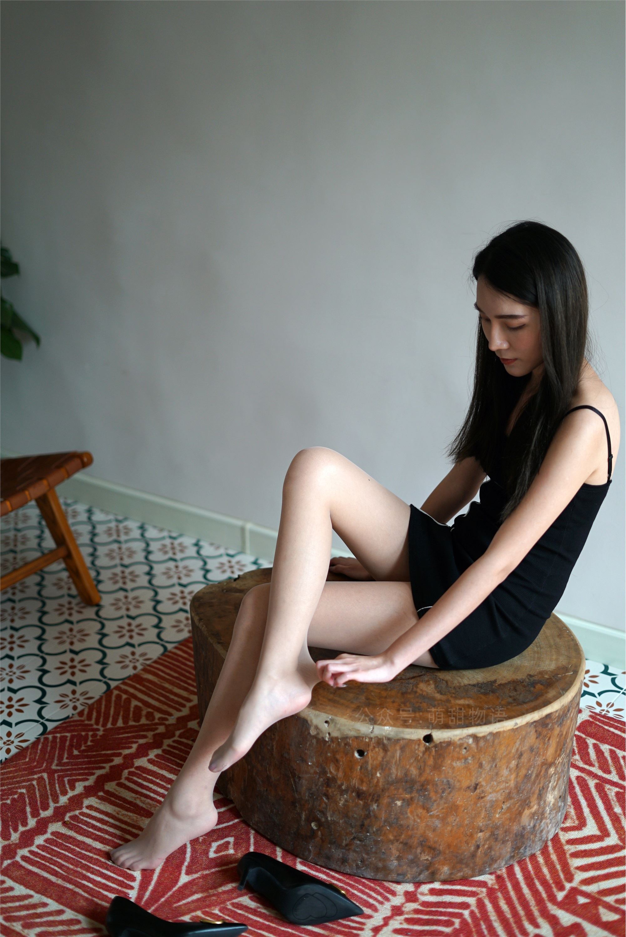 萌甜物语 XM145《黑裙子的午后-可可》